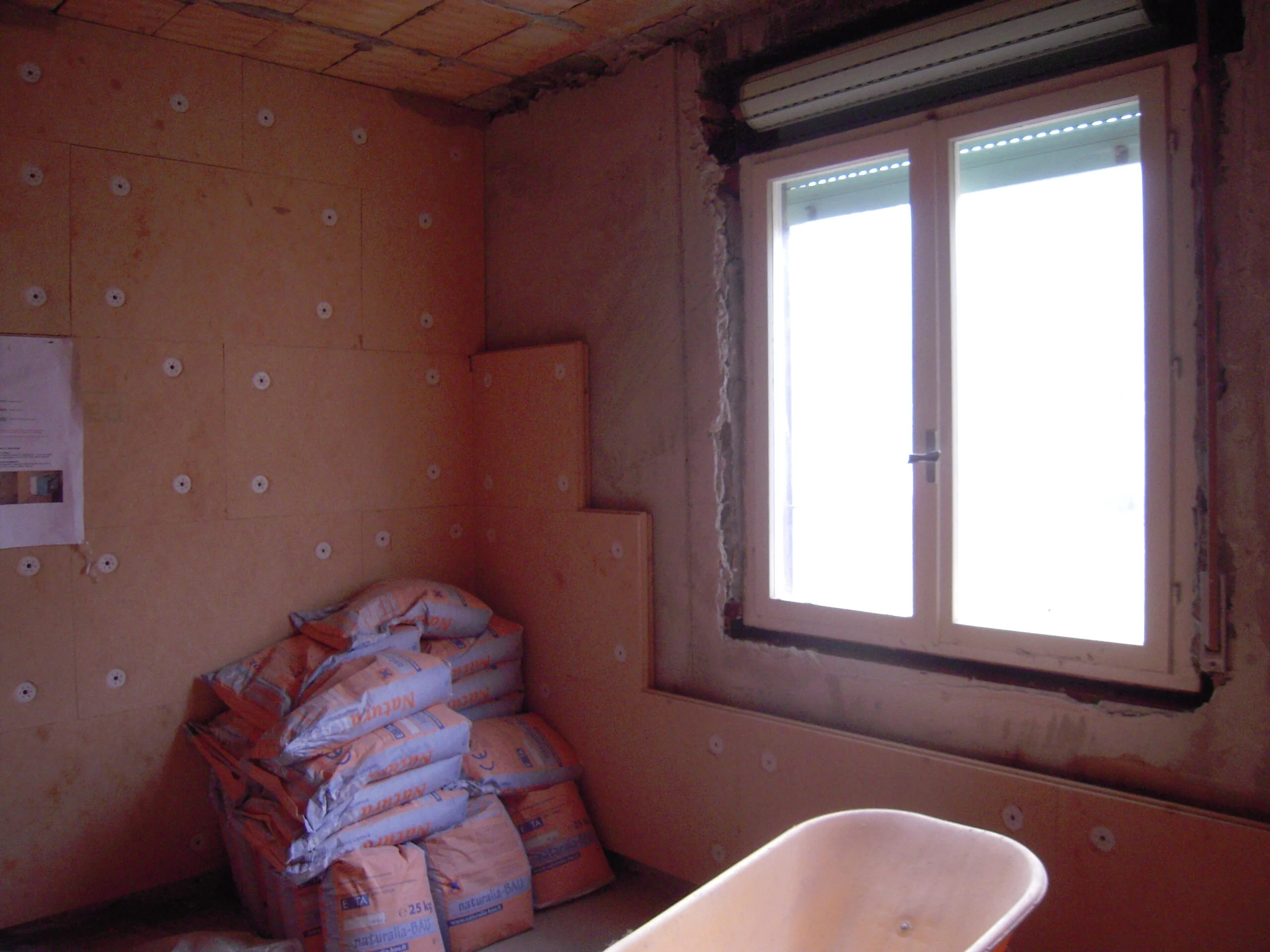 Cappotto interno in fibra di legno